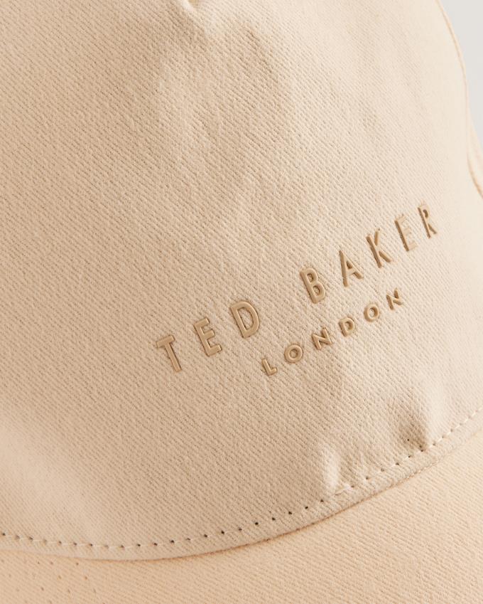 Casquette Ted Baker Branded With Leather Strap Blanche Homme | GDO-42128053